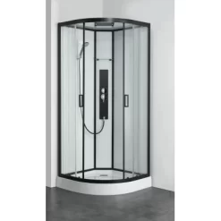 Sanotechnik Komplettduschkabine Sky 1 CL73 Schwarz