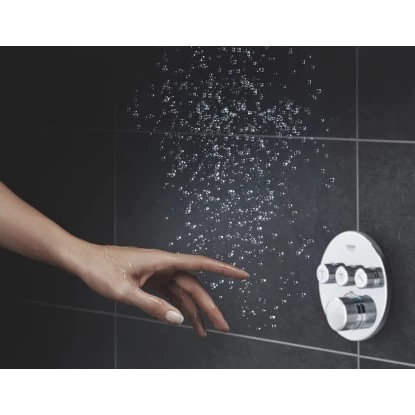 Grohe Thermostat Grohtherm SmartControl Mit 3 Absperrventilen Chrom Rund - Image 2