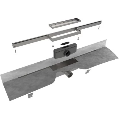 ESS Easy Drain Duschrinne M-Line 80 Cm Komplettset Sperrwasserhöhe 50 Mm - Image 2