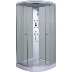 Sanotechnik Komplettduschkabine Punto 207 Cm X 90 Cm X 90 Cm Weiß