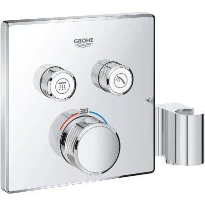 Grohe Thermostat Grohtherm SmartControl 2 Absperrventile Chrom Mit Brausehalter