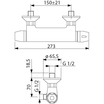 Sanitop-Wingenroth Thermostat Sopotherm FĂŒr Brause Chrom - Image 2