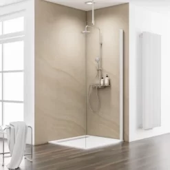 Schulte Duschwand MasterClass Walk In 90 X 200 Cm Chromoptik Klar Hell