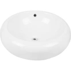 AquaSu AmOro Aufsatz-Waschbecken 52 Cm Weiß