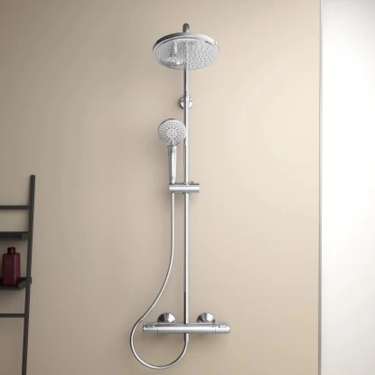 Ideal Standard Duschsystem Mit Brausethermostat Ceratherm T25 Chrom - Image 2