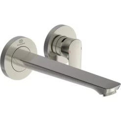 Ideal Standard Wand-Waschtischarmatur Connect Air Ausladung 22,5 Cm Silver Storm