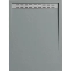 Verosan+ Duschplatte Mit Duschrinne Hellgrau 120 Cm X 90 Cm