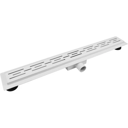 VerosanPro Duschrinne Nakia DR1 Komplettset Inkl. Designrost Matt WeiĂ 80 Cm