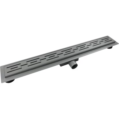 VerosanPro Duschrinne Nakia DR1 Komplettset Inkl. Designrost Matt Hellgrau 70 Cm