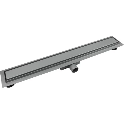 VerosanPro Duschrinne Nakia DR2 Komplettset Designrost Matt Hellgrau 100 Cm