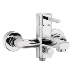 AquaSu Einhebelmischer-Wannenarmatur Beach Chrom