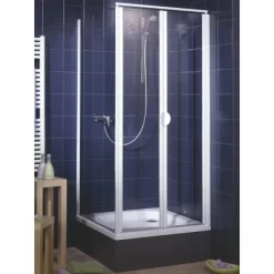 Schulte Set Pendeltür Und Seitenwand Sunny 80 Cm X 80 Cm X 180 Cm