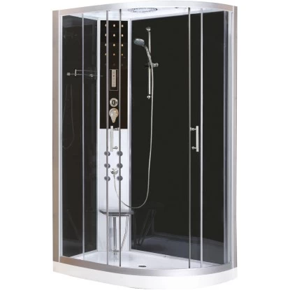 Sanotechnik Komplettduschkabine Vario Links 215 Cm X 120 Cm X 80 Cm