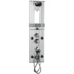 Sanotechnik Duschpaneel Palma 105 Cm X 26 Cm Alu