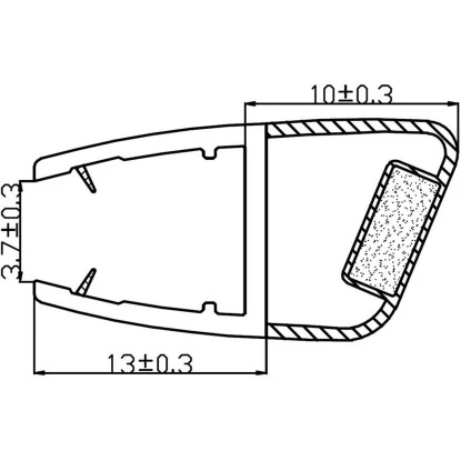 Magnetdichtung Für Rundduschen 2er-Set 4 Mm Glasstärke - Image 2