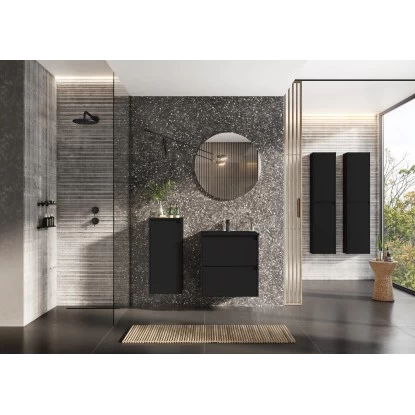 Maximus Waschbecken Kyra Schwarz Matt 60 Cm - Image 3