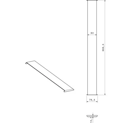 Edelstahlrost Indigno RBreite 67 Cm - Image 2