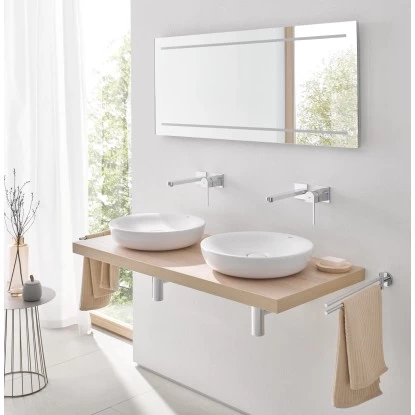 Grohe Aufsatzwaschbecken Essence 60 Cm Alpinweiß Hahnloch Überlauf PureGuard - Image 2