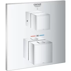 Grohe Thermostat-Brausebatterie Grohtherm Cube Chrom