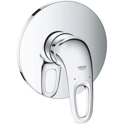 Grohe Einhand-Brausebatterie Eurostyle Offener Hebel Chrom