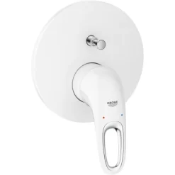Grohe Einhand-Wannenbatterie Eurostyle Offener Hebel Moon White