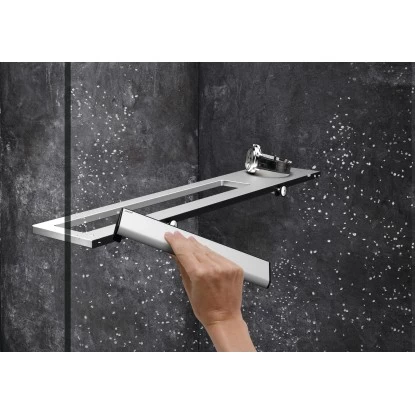Hüppe Duschablage ZB Select+ Wischer Silber Matt - Image 2