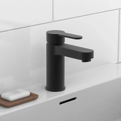 SchütteWaschtischarmatur Elephant Schwarz-Matt - Image 4