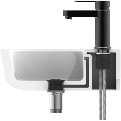 SchütteWaschtischarmatur Elephant Schwarz-Matt - Image 6