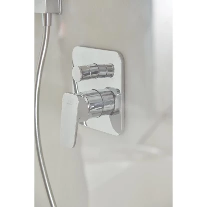 Ideal Standard Badearmatur Ceraplan Chrom Aufputz DVGW â Bild 6