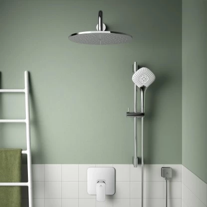 Ideal Standard Brauseschlauchanschluss Idealrain Atelier Chrom Eckig Aufputz - Image 8