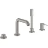 Grohe Einhand-Wannenkombination 4-Loch Essence Supersteel