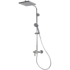 Breuer Duscharmatur Aquamaxx 310 Mit Einhebelmischer Eckige Kopfbrause