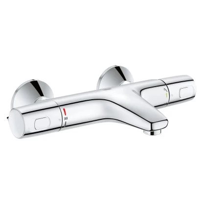 Grohe QuickFix Thermostat-Wannenarmatur Precision Trend Chrom