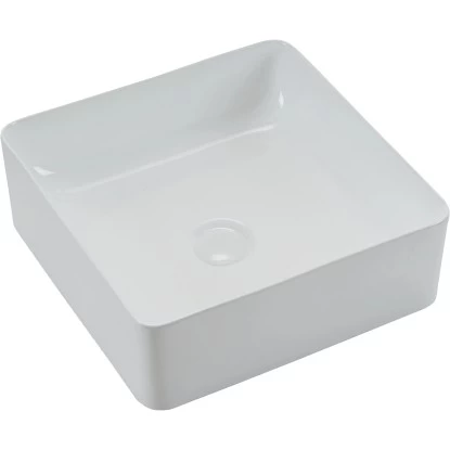 Verosan Aufsatzwaschbecken 37 Cm Wien Weiß Eckig