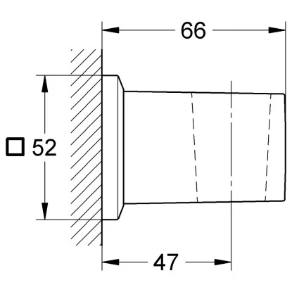 Grohe Handbrausehalter Allure Brilliant FĂŒrWandmontagen - Image 2
