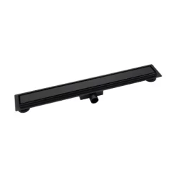 Verosan+ Duschrinnen-Komplettset Lech 70 Cm Matt-Schwarz