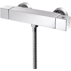 Schulte Thermostat Square Chrom