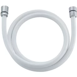Duschschlauch Mit Drehanschluss Weiß 150 Cm