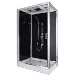 Sanotechnik Komplettduschkabine Trend 3 Chrom-Optik 210 Cm X 120 Cm