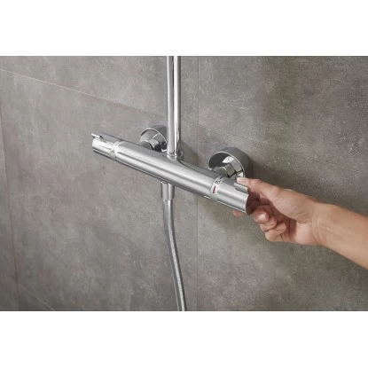 Hansgrohe Showerpipe Croma 160 1jet Mit Thermostat Chrom – Bild 12